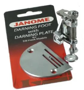 Janome - Pied et plaque de repriser - 767409012