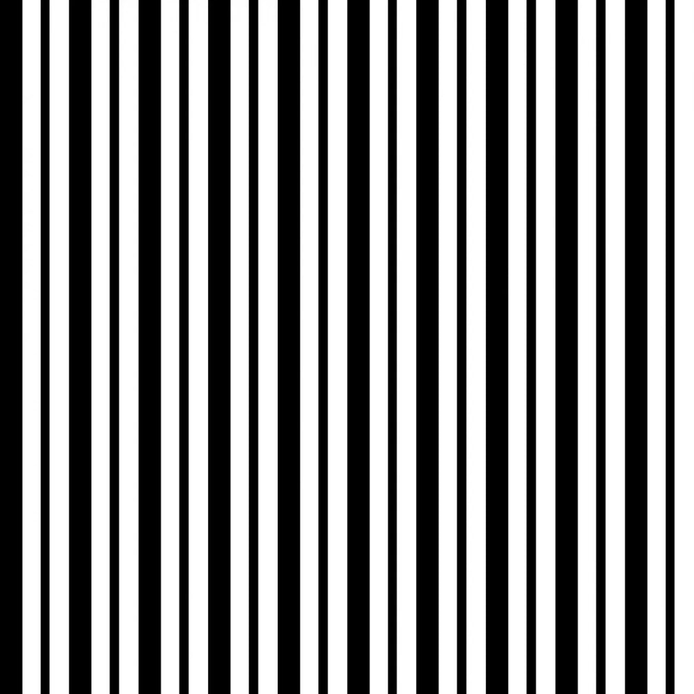 Maywood Studios Kimberbell Basic - Black Mini Awning Stripe
