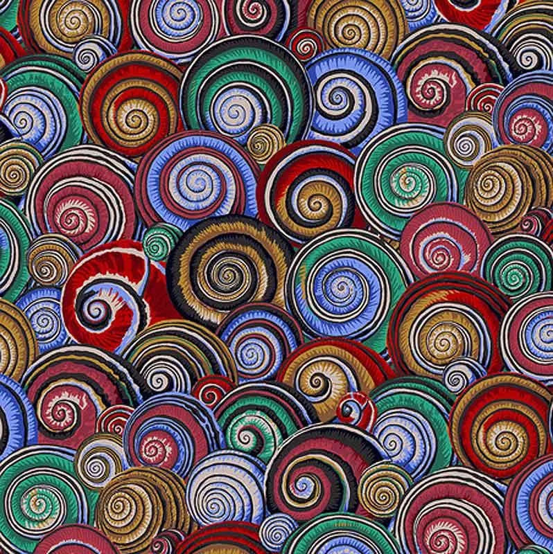 Kaffe Fassett Collective - Coquillages spirales - Foncé