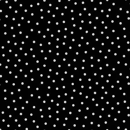 Riley Blake - She Who Sews - Button Toss Black - C11342R-BLACK