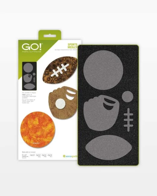 GO! Sports Medley Die — Cottage Quilting Ltd.