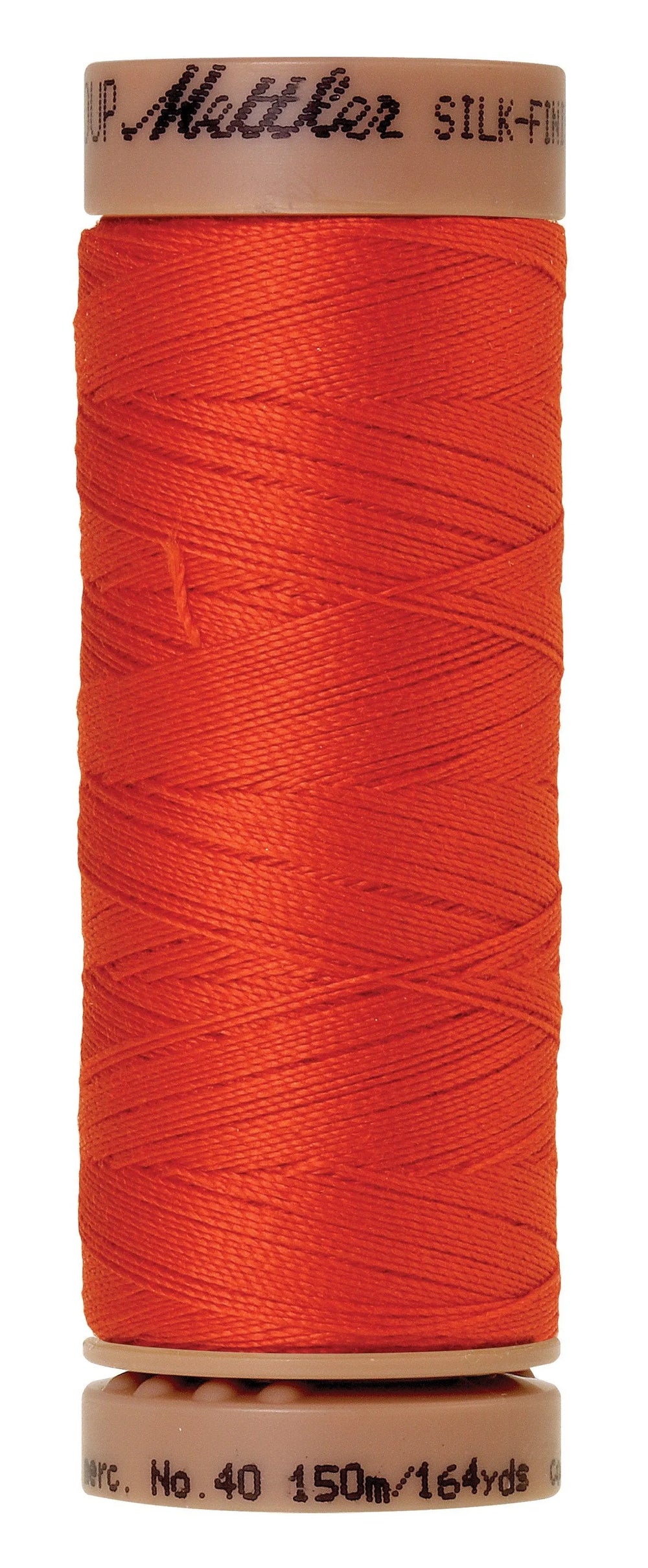 Mettler  Silk-Finish 40wt Solid Cotton Thread 164yd/150M Paprika — Cottage Quilting Ltd.