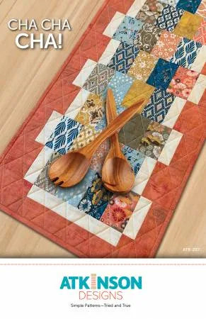 Atkinson Designs Cha Cha Cha Table Runner Pattern — Cottage Quilting Ltd.