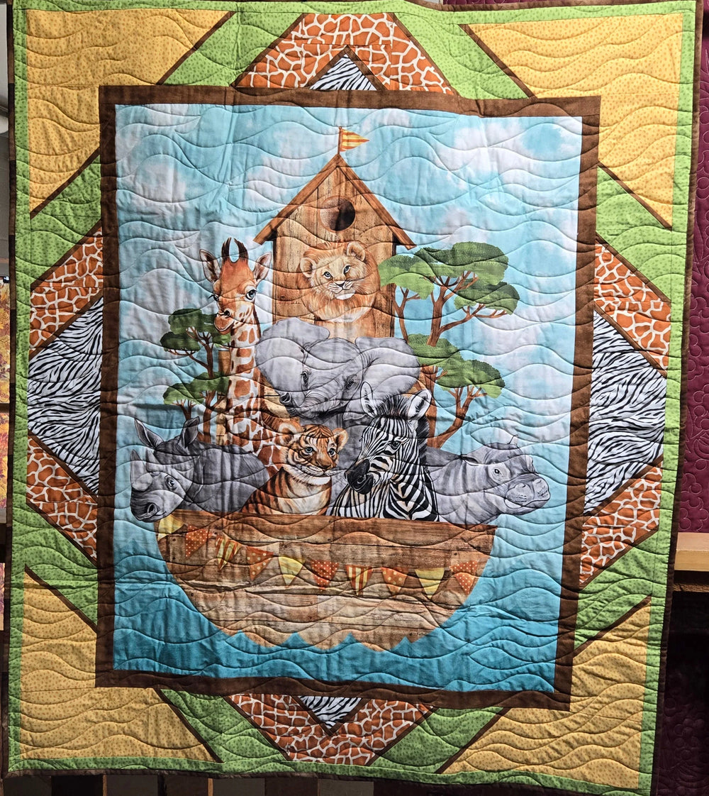 Store Sample- Baby Quilt- Noah's Arc — Cottage Quilting Ltd.