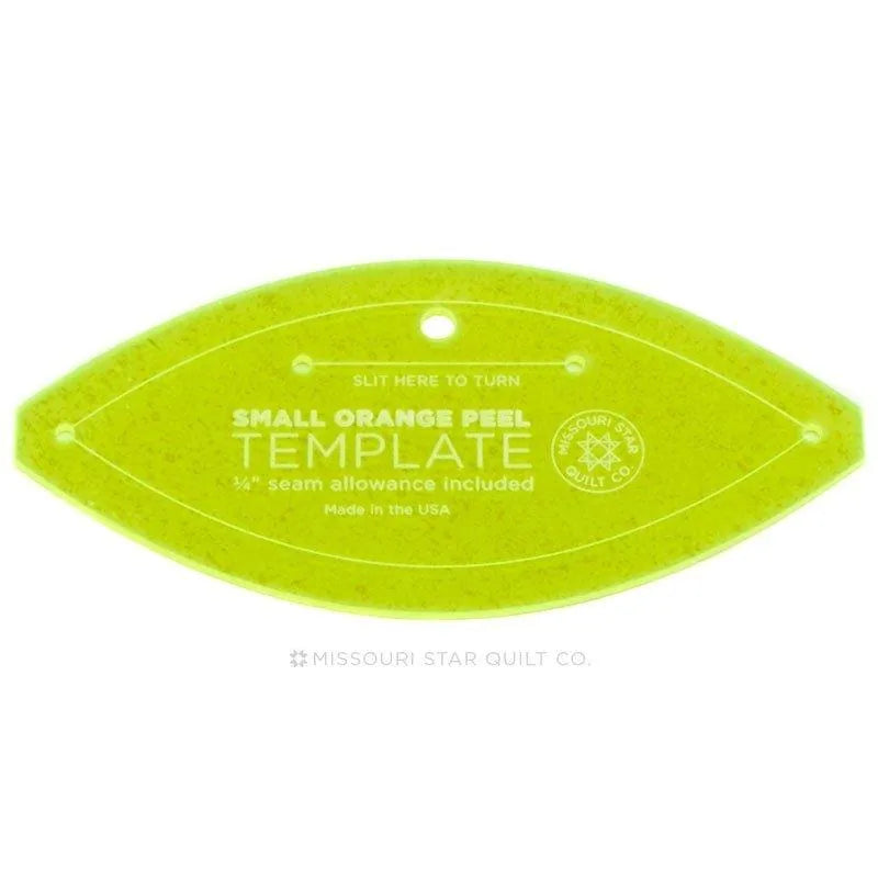 Missouri Star 5" Orange Peel Template — Cottage Quilting Ltd.
