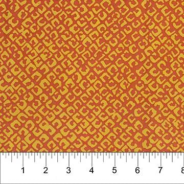 Banyan Batiks - Color Blocking - Orange - 81401-59 — Cottage Quilting Ltd.