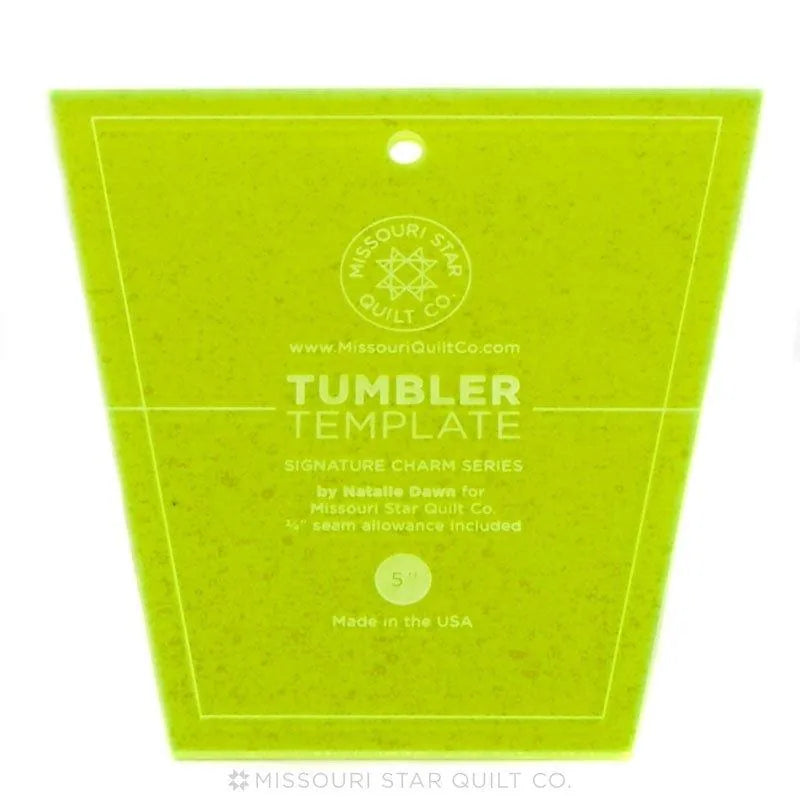 Missouri Star 5" Tumbler Template — Cottage Quilting Ltd.