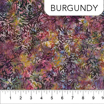 Banyan Batik - Banyan BFF - Burgundy- 81600-29 — Cottage Quilting Ltd.