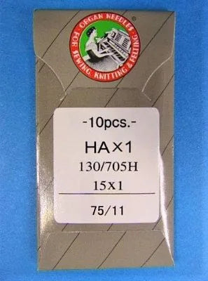 Aiguilles à broder Organ Flat Shank HAx130EBBR, taille 75/11, 10/paquet