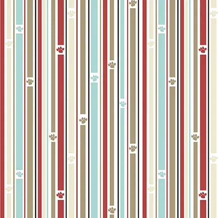 Paw-sitively Awesome Multi Stripe 7454S-04