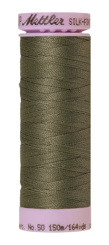 Mettler Silk-finish 50wt Solid Cotton Thread 164yd/150m Olivine