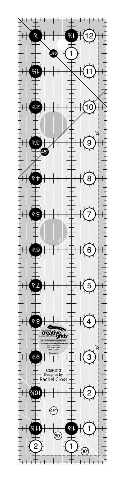 Règle Creative Grids 2-1/2 po x 12-1/2 po