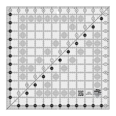 Règle de courtepointe Creative Grids 12-1/2 po carrée