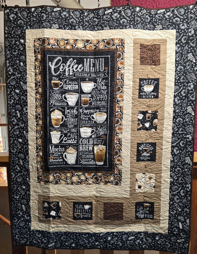Échantillon en magasin - Courtepointe pour genoux - Motif café