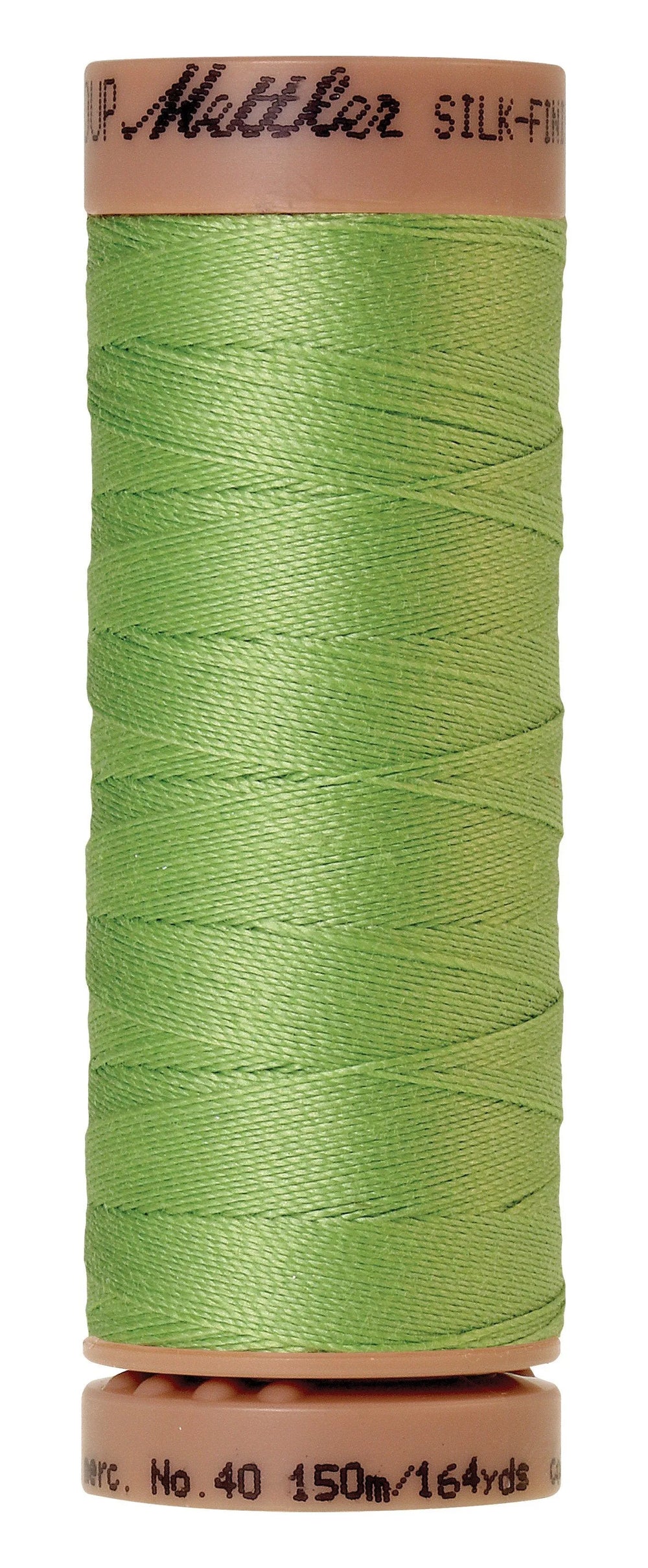 Fil Mettler Silk-Finish 40wt Coton Uni 164 vg/150 m Jade Lime