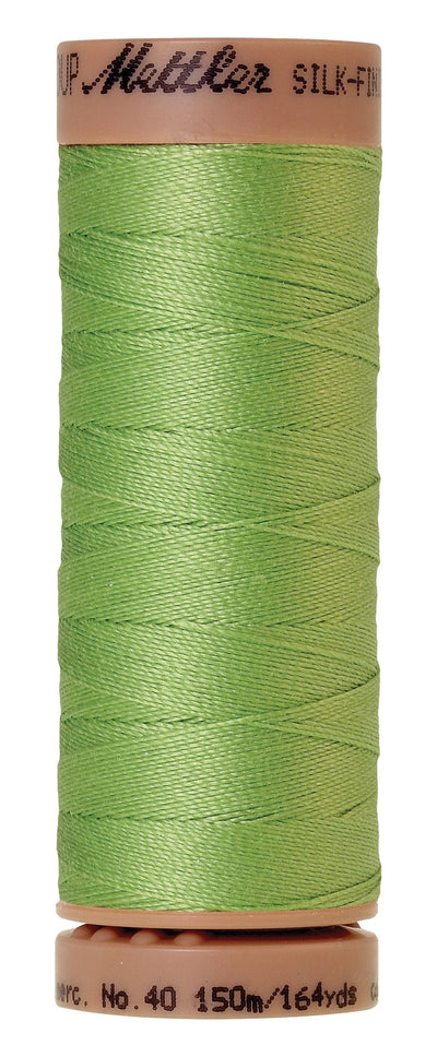 Fil Mettler Silk-Finish 40wt Coton Uni 164 vg/150 m Jade Lime