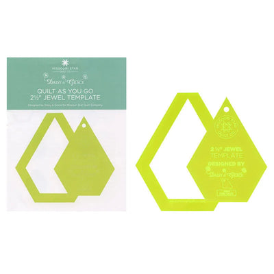 Missouri Star Gabarit de matelassage 2 1/2" Jewel