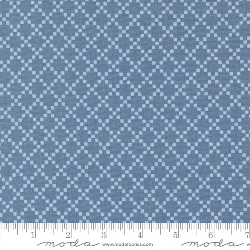 Dwell by Camille Roskelley - Blue 9 Patch Grid - 55272-15