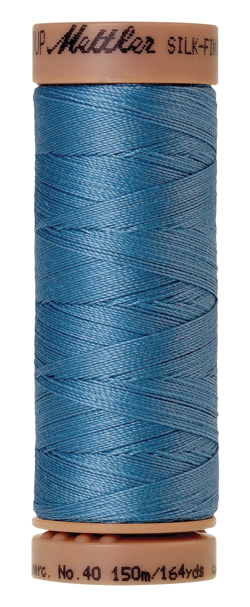 Mettler  Silk-Finish 50wt Solid Cotton Thread 164yd/150M Reef Blue (Copy)