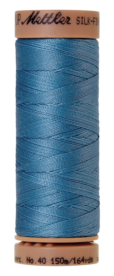 Mettler  Silk-Finish 50wt Solid Cotton Thread 164yd/150M Reef Blue (Copy)