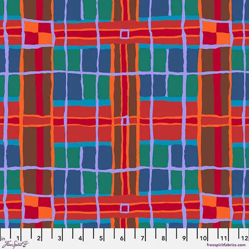 Kaffe Fassett Collective - Échiquier - Brun