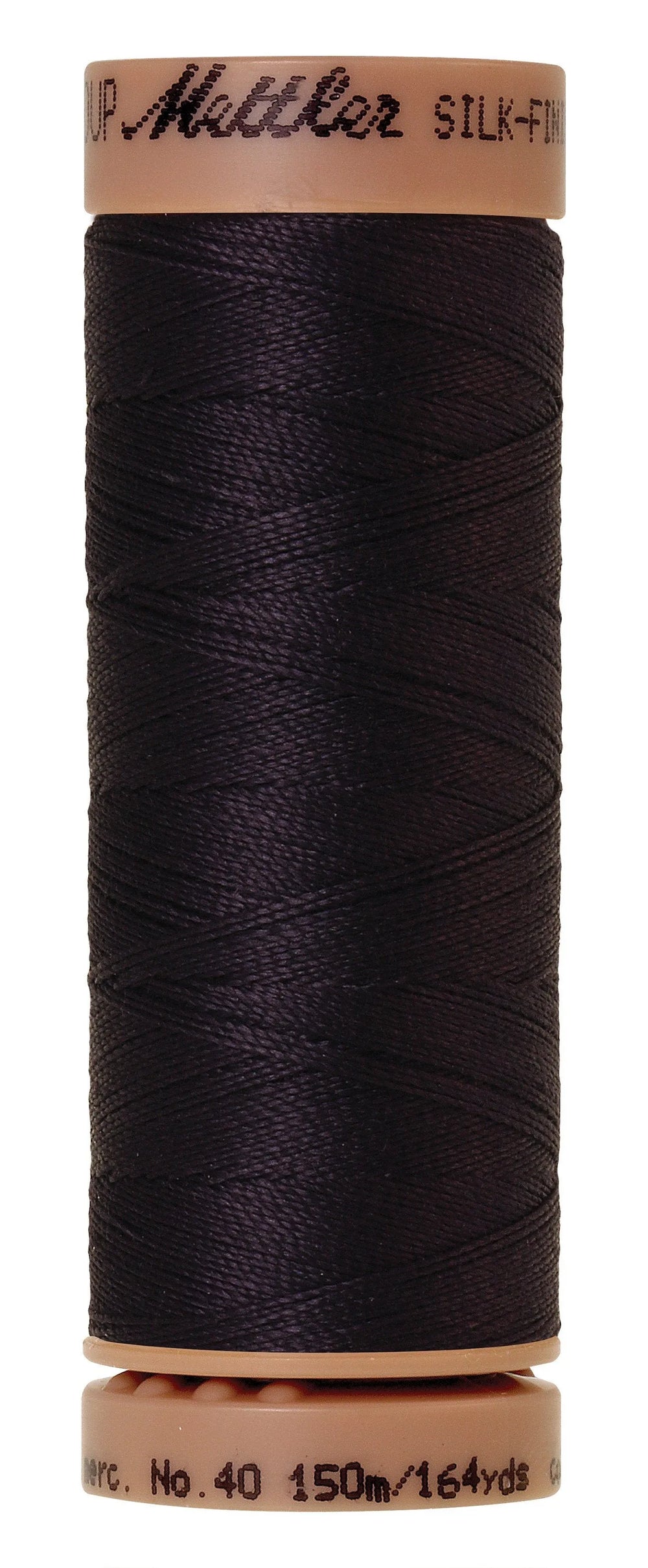 Fil de coton Mettler Silk-Finish 40wt 164 vg/150 m Bleu Soir