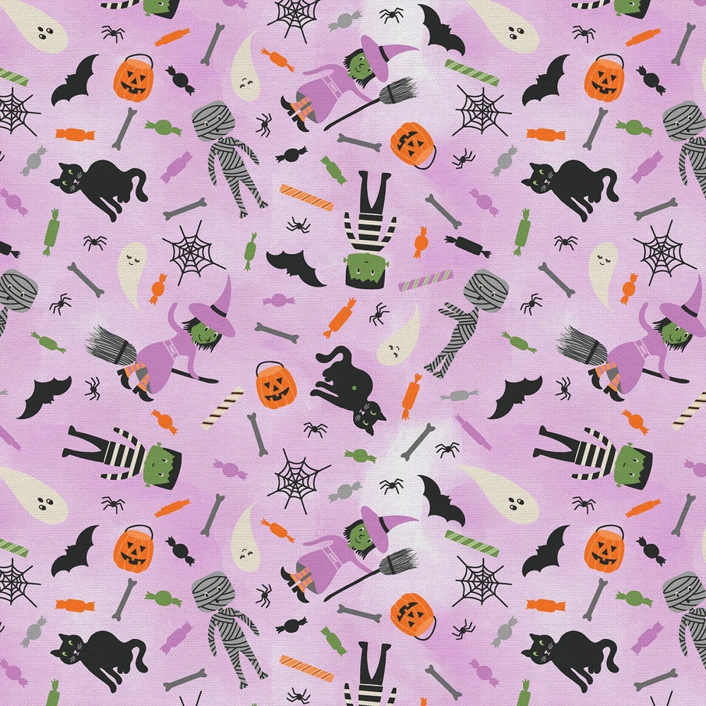 Trucs et friandises - Fête costumée violette par Paintbrush Studio
