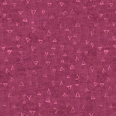 Stof - Basically - 4512-846 - Triangles Flottants Fuchsia