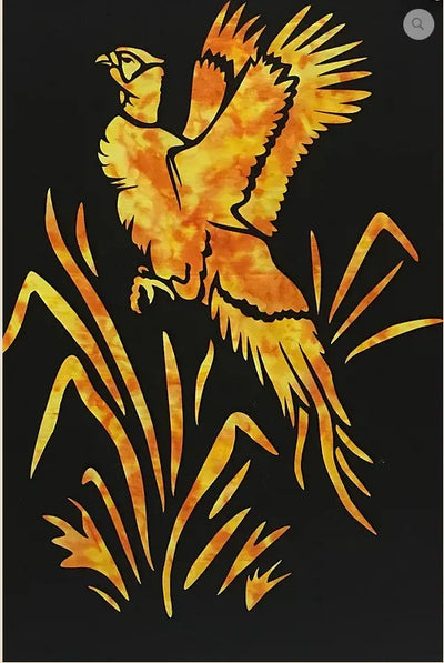 Flush of the Pheasant Silhouette Laser Cut