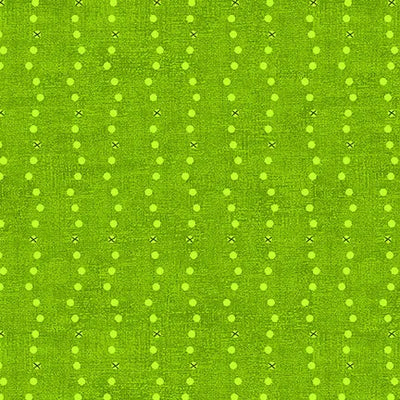Stof - Basically - 4512-829 - Lignes à pois vertes