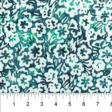 Banyan Batiks Watercolor Floral - Fleur de thé - 80643-62