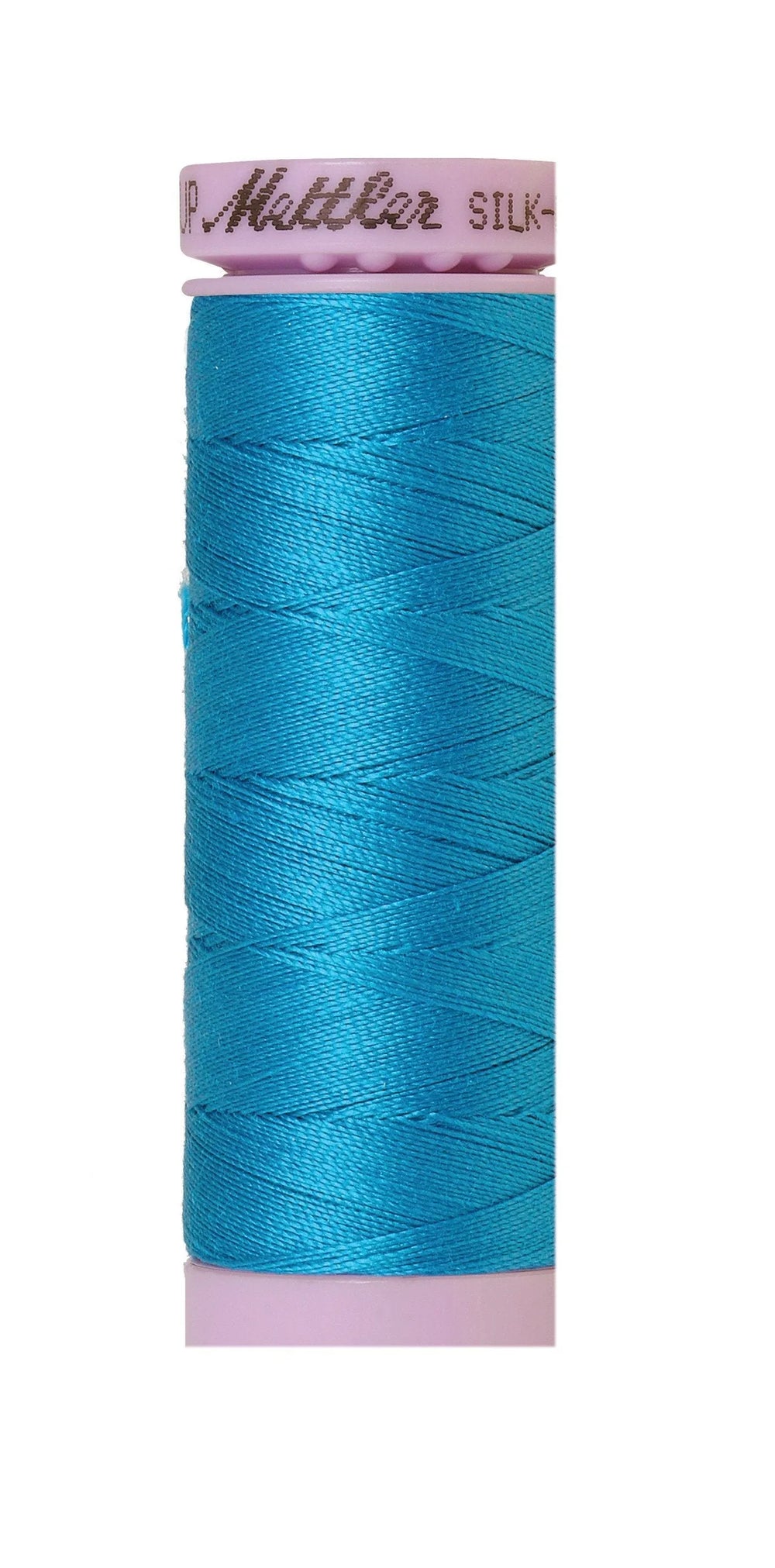 Fil de coton uni Mettler Silk-Finish 50wt 164 vg/150 m Bleu nuit