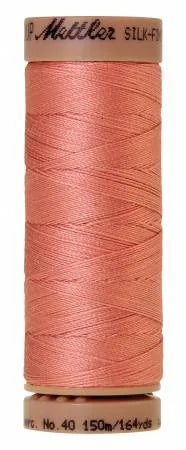 Mettler Silk-Finish 40wt Solid Cotton Thread 164yd/150M Antique Pink