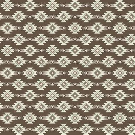 Riley Blake - Lets Get Lost in the Woods - Geometric Brown - C15122R-BROWN