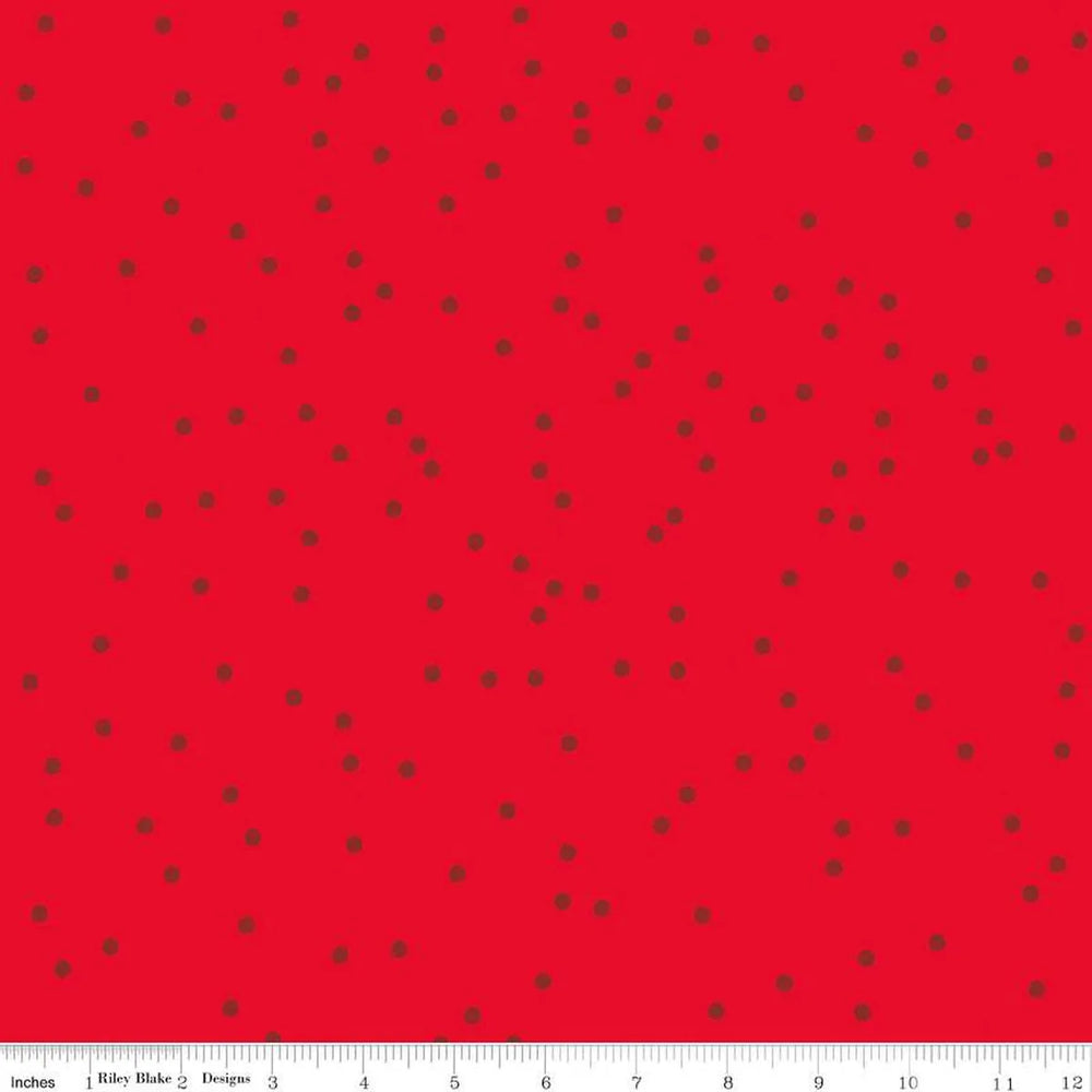 Riley Blake - On the Dot - Cardinals
