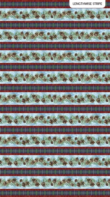 Vœux de Noël - Bleu Multi - Bordure
