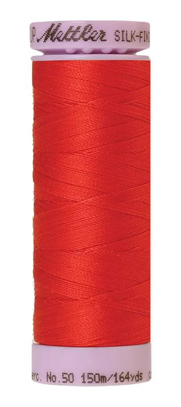 Mettler Silk-finish 50wt Solid Cotton Thread 164yd/150m Grenadine