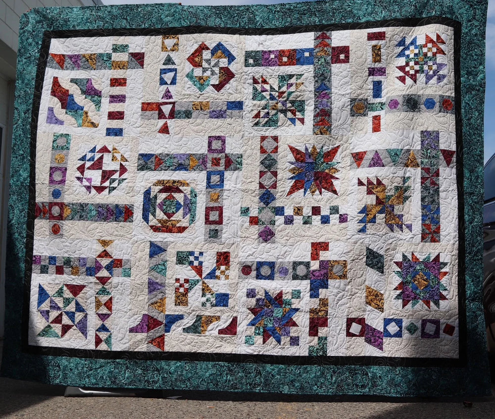 Store Sample- Queen Size Quilt- Illusions