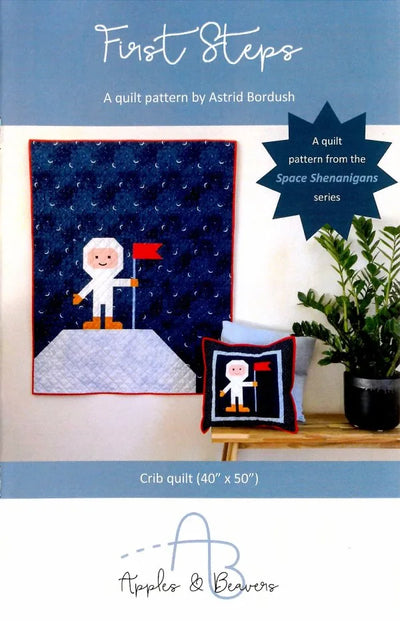 Apples & Beavers FIRST STEPS - A Quilt Pattern by Astrid Bordush