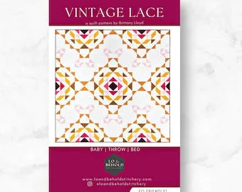 Vintage Lace Quilt Kit - Baby