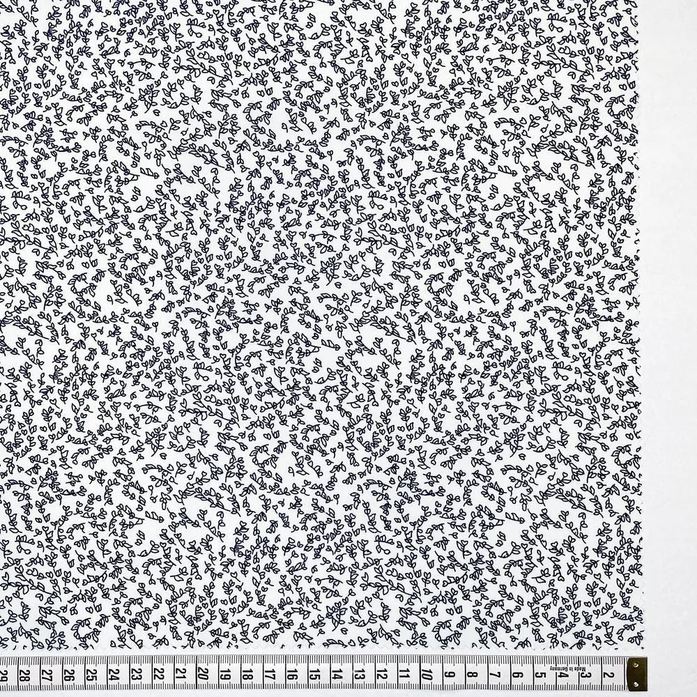 Fiori 2 par Gordon Fabrics - Petite Feuille Noire