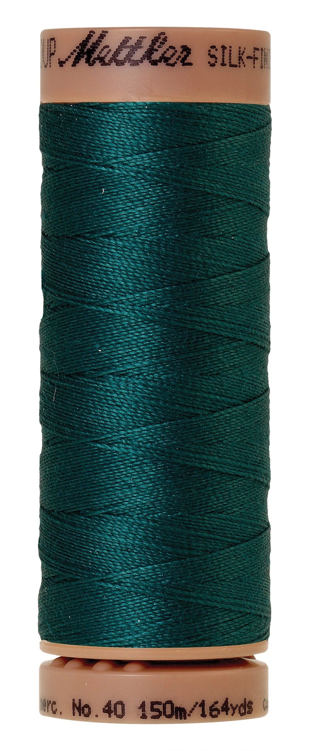 Mettler Silk-Finish 40wt Fil de Coton Uni 164 vg/150M Tidepool