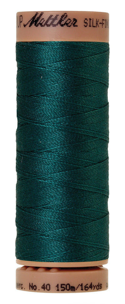 Mettler  Silk-Finish 40wt Solid Cotton Thread 164yd/150M Tidepool