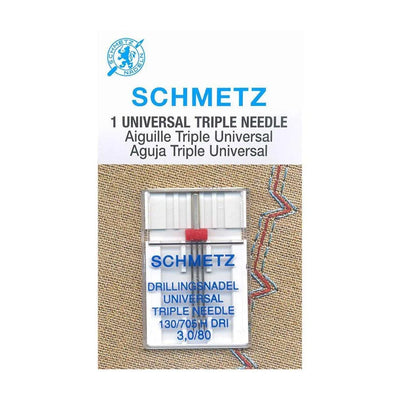 Aiguilles Universelles Triples SCHMETZ #1797 - 80/12 - 3,0 mm - 1 unité