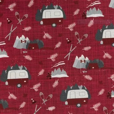 True North 2 by Kate and Birdie Paper Co. - Red Camping