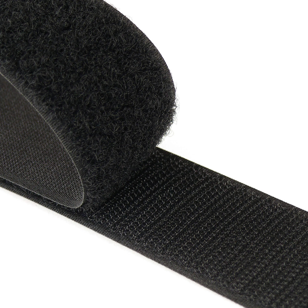 Fermeture auto-agrippante Velcro® - crochet, noir, 25 mm/1 po