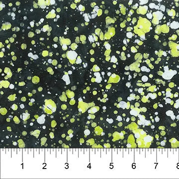 Banyan Batiks - Bamboo Pavilion - Noir/Vert Moucheté - 80774-51