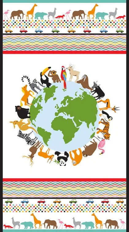 Studio E - Little Explorers Globe Banner Panel #2