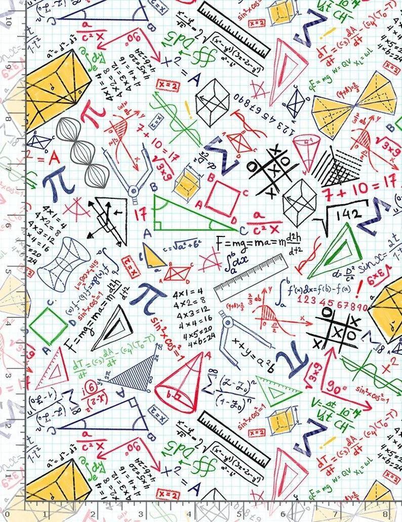 Trésors intemporels - Maths et Sciences - Gail Cadden - C8230 WHITE - Maths Doodle