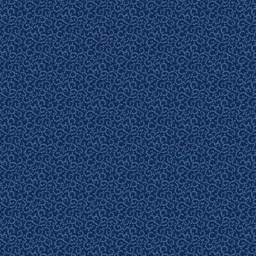 Wilmington Prints' Essentiels - Tourbillon Croissant Marine